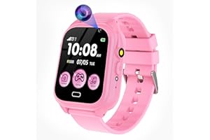 RUOPOEM Kids Smart Watch Boys Girls, Smart Watch for Kids with 26 Games, Kids Watch with Camera Music Player Video Alarm Step Counter Flashlight, Smartwatch Toys Birthday Gifts for Kids 3-12 Years Old