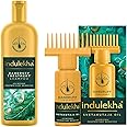 Indulekha Svetakutaja Oil 100ml & Indulekha Dandruff Treatment Shampoo 340ml Combo |Ayurvedic Medicinal Shampoo & oil for dandruff treatment|100% Ayurvedic