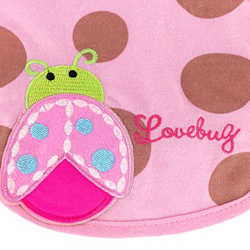 Ateid 9er Baby Lätzchen Wasserdicht Weicher Latz aus Baumwolle mit Klettverschluss - 6