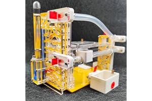 RIMSUNTA Mini 3D Printed Ant Nest – Ideal for New Queen Ants, Adjustable Humidity with Gypsum & Sand Base, Red Cover for Stability, Activity Zone for Observation