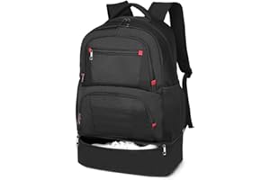 seyfocnia Gym Backpack for Men,Waterproof Backpack With Shoe Compartment Lightweight Travel Backpacks Sports Backpacks Casual Daypack