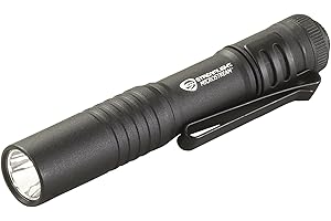 Streamlight 66318 MicroStream 45-Lumen EDC Ultra-Compacte Lampe de Poche avec pile alcaline AAA, Emballage Plastique, Noir