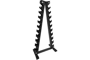 Body Revolution Heavy Duty Dumbbell Rack - Home Gym A Frame Dumbbell Storage Stand