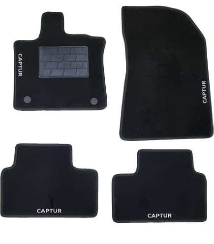 Set Tappetini Tappeti per Auto in Moquette per Renault Scenic IV 2016 2024 neri