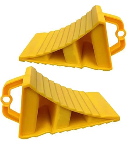 Cunei Ferma Ruota Per Camion - Coppia 2 Pezzi, Blocca Ruote Autocarri Pesanti, Omologati - Foto 7