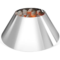 Support Couvercle Barbecue Onlyfire - Acier Inoxydable Pour Weber Charbon 47-67cm - Accessoire Indispensable