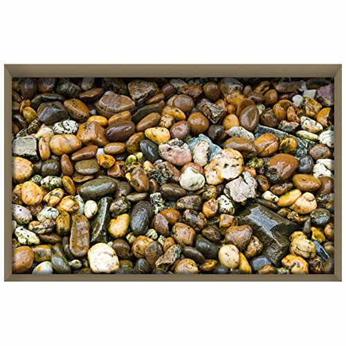 Ungfu Mall 1 PC 3D Badezimmer Wasserdicht Cobblestone Muster Fußboden-Aufkleber Anti Slip Waschbar Dusche-Raum-Dekor - 2