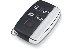 LUQUNE Car Key Fob Cover - Replacement Key Case Shell for Range Rover -Compatible with Range Rover Sport, Evoque, Discovery, Freelander, and More