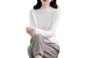 LAKEMON Cashmere Sweaters for Women,Soft Cozy Pullover,Cashmere Long Sleeve Crewneck Fall Winter Sweaters