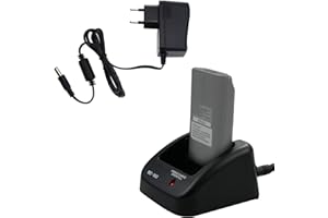 VINEYUAN BP-230 Cargador de batería rápido para ICOM IC-A14 IC-F14 IC-F15 IC-F16 IC-F16S IC-F24 IC-F25 IC-F26 IC-F33 IC-F44 BC-160 Cargador de Escritorio para bidireccionales