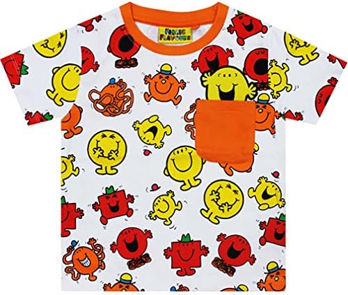 Fabric Flavours Kids Mr Men repeat Print Red T-Shirt by (3-4 Years)