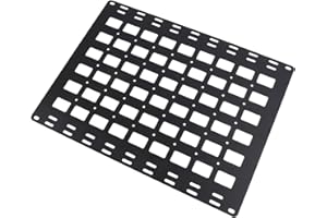 ‎KIMISS KIMISS LKW-Ladeflächen-Aufbewahrungsplatte – 800 X 600 Mm Große Molle-Platte aus Aluminiumlegierung mit Vielseitiger Montage für Werkzeuge und Zubehör