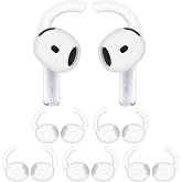 IiEXCEL 5 &Ccedil;ift AirPods 4 Kulak Kancası Kanat Ucu, Yedek Silikon Kanat Spor Kulak Kancaları Ergonomik Tasarım Kanat U&ccedil;ları Tut