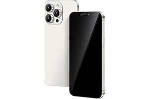 FUFONEUS Affichage Faux Jouets téléphone téléphone Portable modèle métallique réplique Non Fonctionnement 1:1 téléphone pour téléphone 15 Pro Max Faux Jouet Mobile (pour 15 Promax Argent Écran Noir)