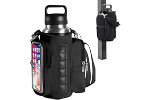 Tiiyee Sac Magnétique Sport, Sac Magnetique Salle de Sport avec Sangle Réglable et Compartiment Téléphone Porte Gourde Magnetic pour Femmes et Hommes Gym Bag pour Voyages Fitness Sport