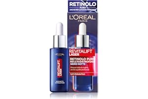 L'OREAL PARIS L'Oréal Paris Siero Notte Revitalift Laser X3, Azione Antirughe Anti-Età con Retinolo Puro, 30 ml