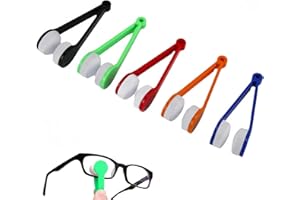 BINXIAOQIN 5 Stück Peeps Brillenreiniger Original Kratzer BrillenreinigungsgeräT Reiniger Peeps Brillenreiniger Brillenbad Brillenreinigung Brillenglasreiniger Pocket Cleaner Brille Brillenputz BrillenputzgeräT