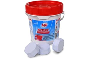Hth Advanced 4,5 kg - Chlore Non stabilisé en Galets de 255g, Blanc