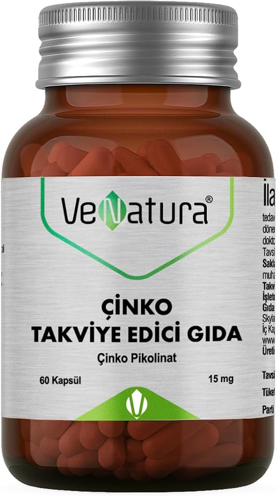 VeNatura Çinko 15 mg 60 Kapsül