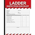 Ladder Inspection Checklist: Ladder Safety Inspection Checklist Book, Ladder Pre-Use Inspection Checklist, Ladder Inspection Checklist Form, 100 Pages, Size 8.5 x 11 in