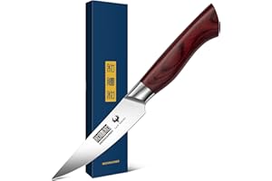 HOSHANHO 9.5cm Coltello per Sbucciare, Coltelli per Frutta Giapponese, Super Affilata Coltello da Cucina Verdura