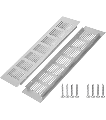 Lineares Lüftungsgitter 30,5x20,3 Cm – Aluminium, Abnehmbar, Weiß, Für Heizung/Klima