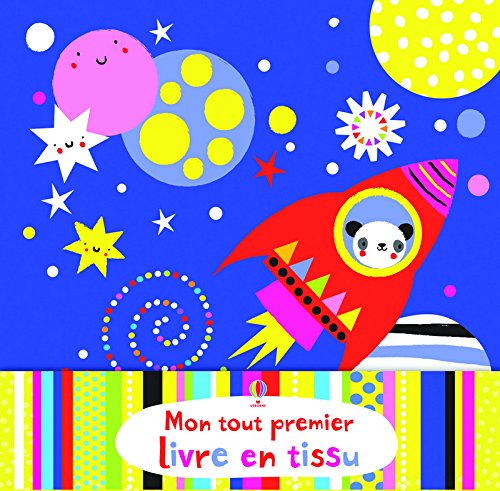 couverture de : Mon tout premier livre en tissu bleu