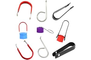 QISF Outil Demontage pour Couvre-écrous | Écrou de Roue Décapant du Couvercle du Capuchon de Boulon de Roue | Voiture Couvre l'outil d'extraction | extracteur de pincettes pour Couvre écrous