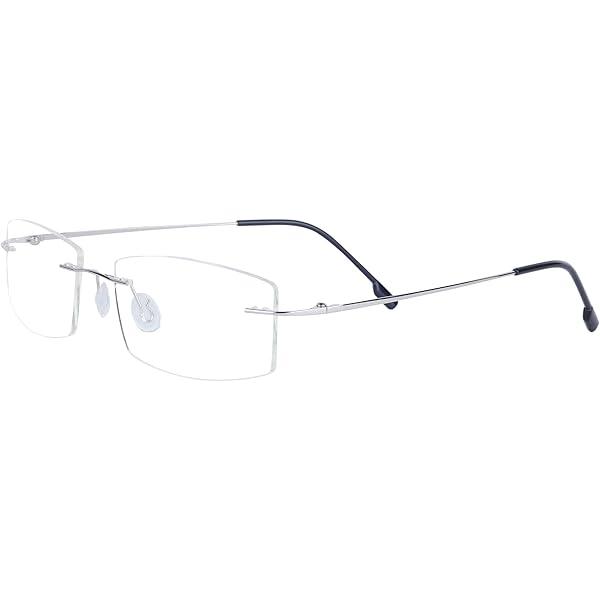 AMILLET Occhiali Da Lettura Senza Montatura Per Uomo,lettori Senza Montatura Senza Montatura Con Cerniera A Molla Da Donna 2.5 - Foto 2