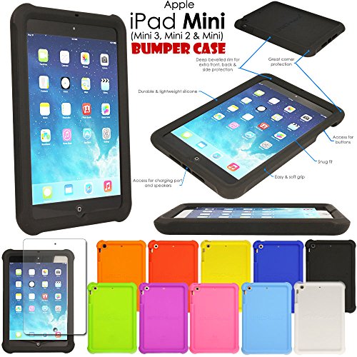 TECHGEAR BMPR-CASE-iPadMini Tablet-Schutzhülle, iPad Mini (3, 2, 1), schwarz – schwarz - 8