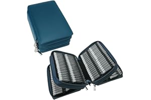 MV-VERSAND Campeonato de bolsillo homeopático clásico 204 trabillas piel azul (sin vasos)