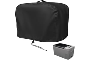 Guisong Car Refrigerator Cover for BougeRV Car Fridge, Waterproof& Dustproof Cover for RV Refrigerator/Car Cooler/Truck Fridge/Portable Fridge (24" x 13.5" x 15")