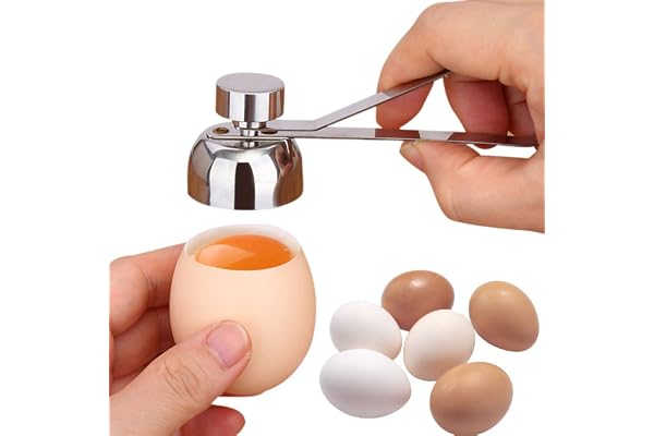 Espeedy - Toque-œuf en acier inoxydable - Ustensile de cuisine