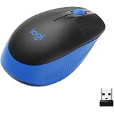 Logitech M191 B&uuml;y&uuml;k Boy Kablosuz Mouse - Mavi