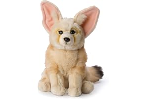 WWF - Peluche Fennec - Peluche Réaliste avec de Nombreux Détails Ressemblants - Douce et Souple - Normes CE - 25 cm