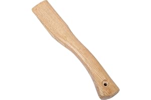 WEDUSPATY Poignée de hache, poignée de hache à poignée de hache courte en bois Poignée de hache de remplacement avec trou de suspension avec trou de suspension de 14,6 pouces