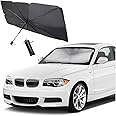 CGEAMDY Windshield Sunshade Umbrella, Car Front Window Visor Blocks UV Rays, Car Sun Shade Umbrella, Folding Heat Protection Auto Sun Shield Cover, Windscreen Shade Universal for Truck（Big）