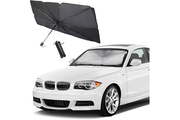 CGEAMDY Parapluie Pare-Soleil Pliable pour Pare, Pare-Soleil Pliable Protection Pare Brise Interieur Voiture, Auto Matériau réfléchissant de Protection Solaire Parapluie(Petit)