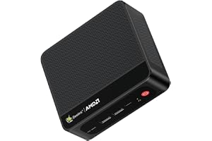 Beelink SER5 Max Mini PC, Mini Dator med AMD Ryzen 7 7735U (8C/16T, up to 4.75GHz), 16GB (8GB x 2) LPDDR5, M.2 PCIe , Bluetooth 5.4, WiFi 6, LAN 2500Mbps/HDMI/DP/Type-C