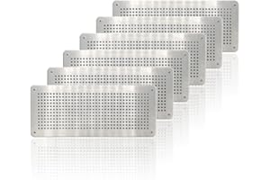 PEST CONTROL WORLDWIDE Air Brick Cover for Pest Proofing – Rat/Mouse Prevention Air Vent Cover – Aluminium Alloy Cover to Stop Rodents & pests Entering Property – for Internal or External use (Pack of 6, 100 X 250mm)