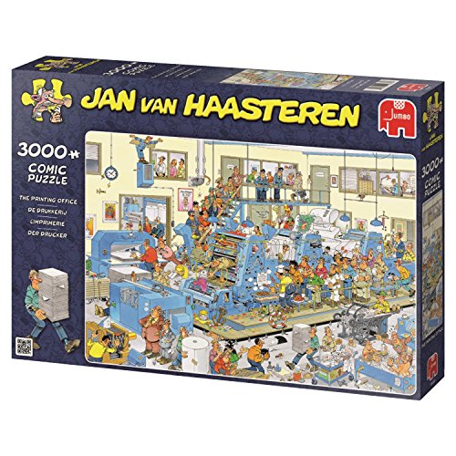 Jan van Haasteren The Printing Office Jigsaw Puzzle (3000-Piece)