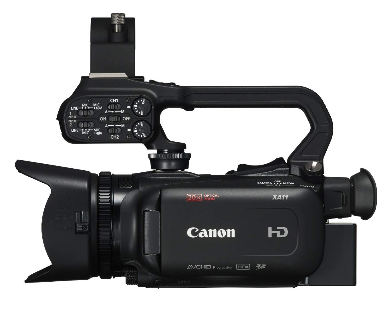 Canon XA11 Professional Camcorder, Optical, Black