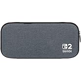 PowerA Slim Case for Nintendo Switch 2 - Dark Pagan Gray, Officially Licensed, Protective Case, Place for 10 Software Cards, Filled
