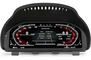 12,3 tum HD LCD-instrumentpanel för BMW 5/6/7/X3/X4/X5/X6 F10/F11/F25/F26 digital 5-UI-räknare, Plug & Play, originaldäck, br