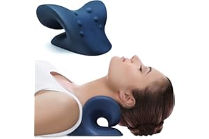 Anzorhal Neck Stretcher,Neck Cloud,Neck Cloud - Cervical Traction Device,Neck Pain Relief,Neck Traction,Neck Flexi,Neck Pain Relief Pillow,Traction Equipment - Dark Blue