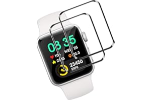 Carantee 2 Stück für Panzerglas für Apple Watch Series 4/5/6/SE 40mm Schutzfolie, Transparent Displayschutzfolie für Series 4/5/6/SE 40mm, Stoßfeste Sensitive Touch Apple Watch 40mm Schutzglas Folie