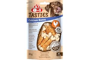 8-i-1 Tasties Calcium Bones kalciumben – små ben lindade med kycklingbröst, 85 g