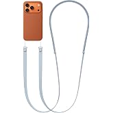 CONSTRAIN - iPhone 17 Pro Max ile uyumlu T&uuml;m Serilerle &Ccedil;apraz Ayarlanabilir Y&uuml;ksek Kaliteli Şık Crossbody Strap Telefon Askıs