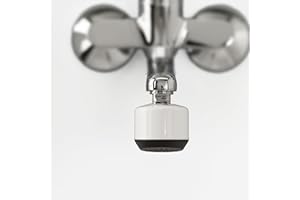 SANQUELL Legionellenfilter für Waschbecken SAFETY TAP | sofortiger Legionellenschutz, Rückhalt 99,99999%, entwickelt in der Medizintechnik von Aqua Free, einfache Installation (Komplettset neo lean)