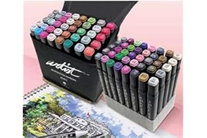 ROYMAR Set de Rotuladores Alex Bog Luxury Canvas Gama Artist 40 Piezas Doble punta Multicolor